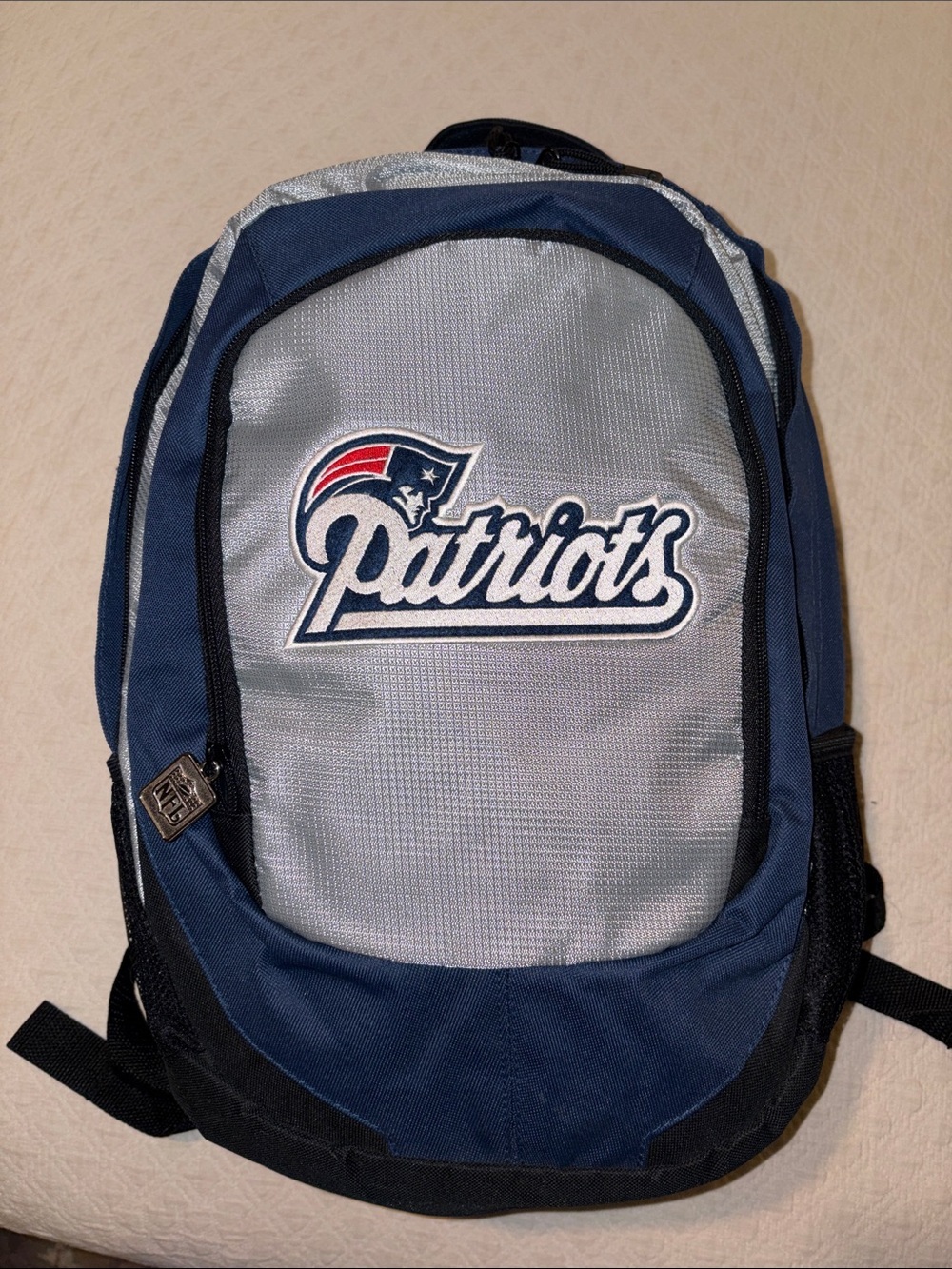 New England Patriots backpack book bag new tag FOOTBALL